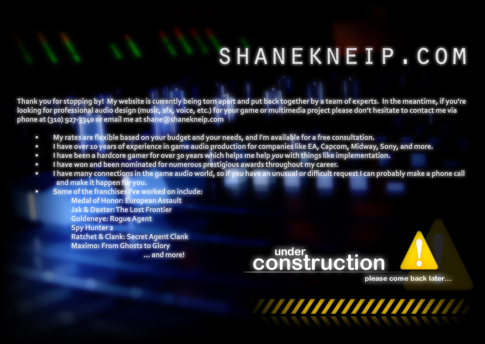 Under Construction!